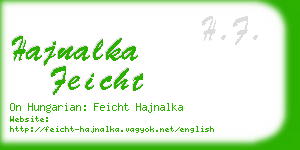 hajnalka feicht business card